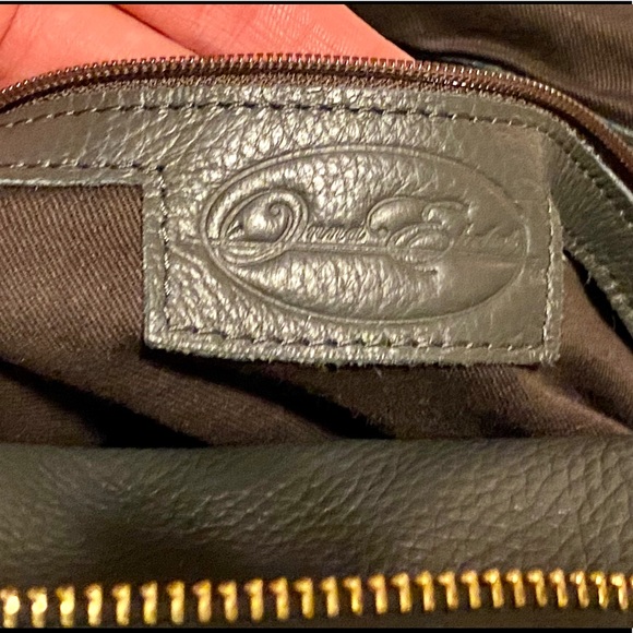 New Onna Ehrlich Gray Leather “Rachel” Bag - Picture 8 of 8